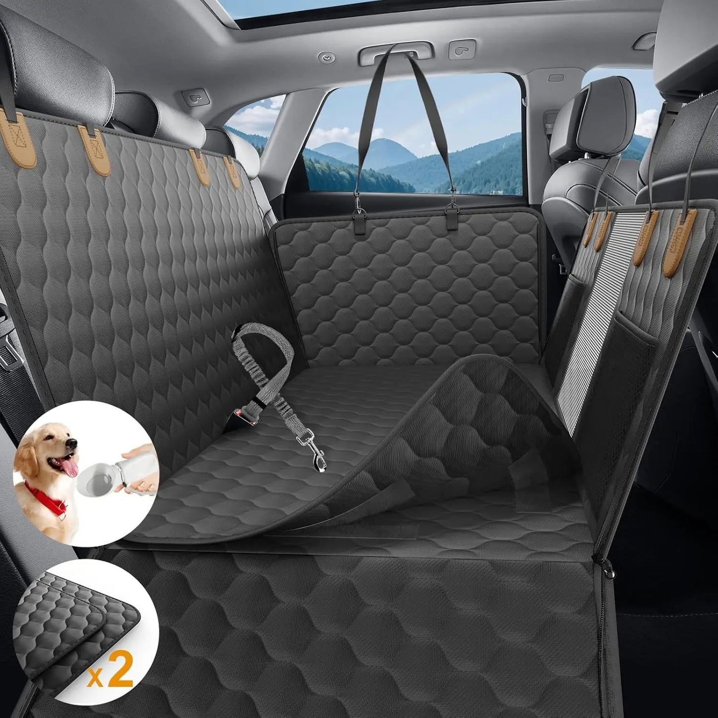 HelloPawtastic™ Hard Bottom Dog Car Seat Protector